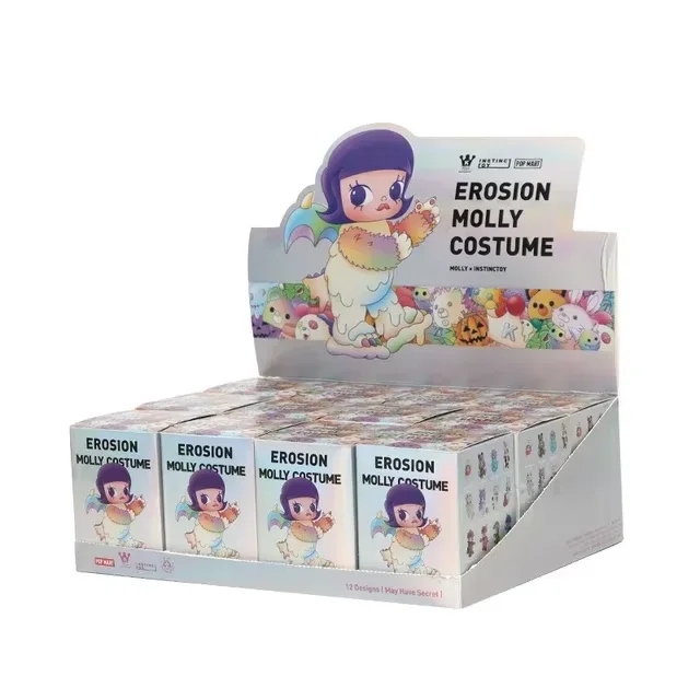 

POP MART Molly x INSTINCTOY Erosion Molly Costume Series Blind Box Surprise Mystery Box Mistery Action Figure Home Desktop