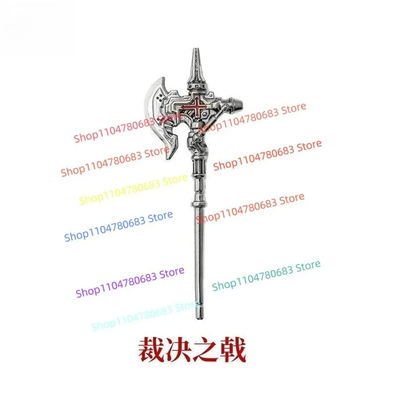 MOC اللبنات الصليبية المعادن المحارب المغناطيسي الشكل الصغير التجمع نموذج عرض أنيمي الكرتون سطح المكتب ديكور لعبة هدية #5