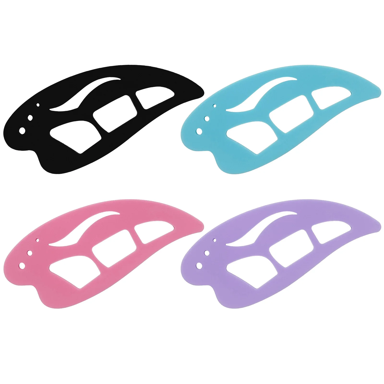 2 Stück Lidschatten-Schablonen, Augen-Make-up-Siegel-Vorlage, wiederverwendbare Lidschatten-Hilfsformen, Werkzeug, geeignet für Anfänger