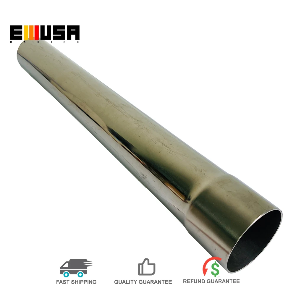 Emusa 2.5 Inch DIY Straight Exhaust Pipe, 18