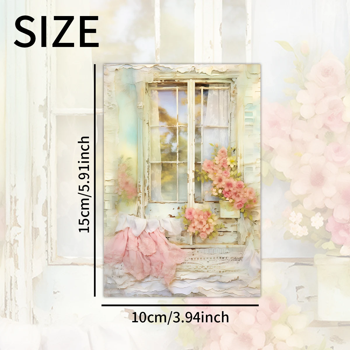 20 Buah Kartu Pos Kolase Seni  - Art Craft Gallery ulasan dan harga