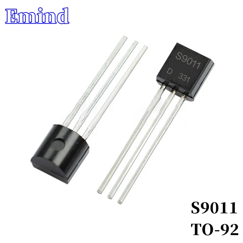 

300/500/1000/2000/3000Pcs S9011 DIP Transistor TO-92 NPN Type 20V/30mA Bipolar Amplifier Transistor