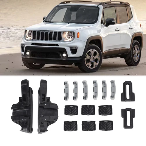 Imagen 1 del producto Kit de reemplazo de Clip de riel de hebilla deslizante de soporte deslizante de techo solar de coche 77368447,77368446 para Jeep para Renegade 15-21