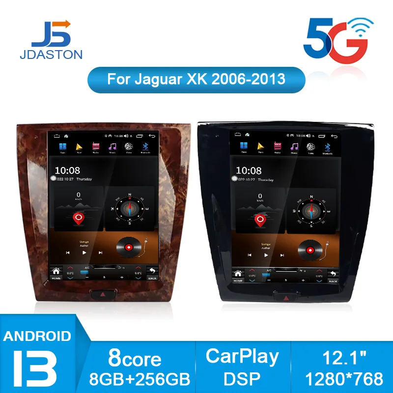 

Jdaston Android 13 Car Multimedia Player For Jaguar XK XKR XKR-S 2006 - 2013 Car Radio GPS Navigation Auto Audio DSP 12.1 Inch