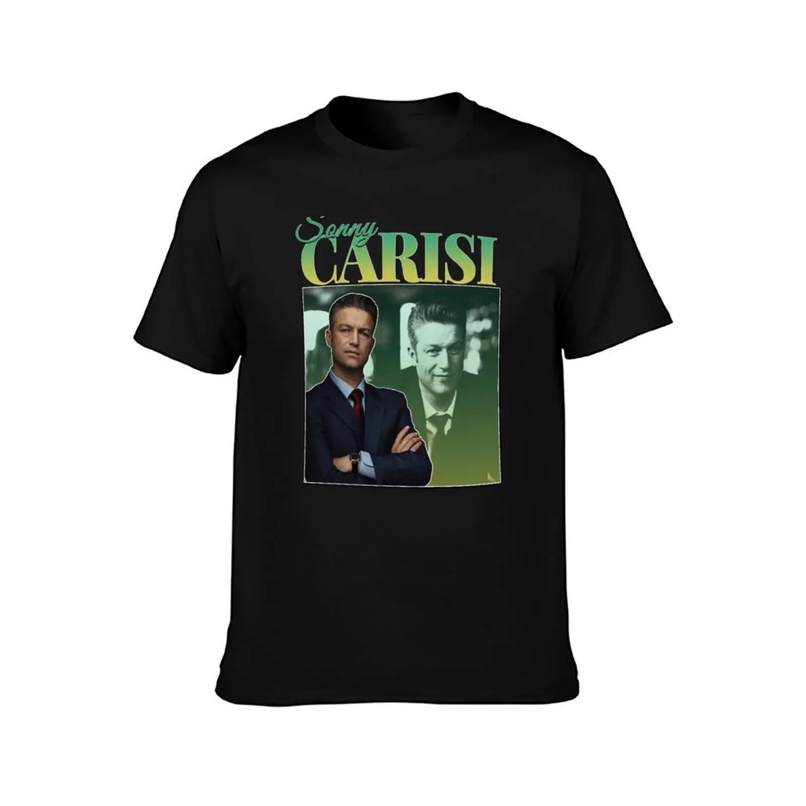 Sonny Carisi 90s Inspired Vintage Homage T-Shirt Fashion Print Casual Short Sleeve T-Shirt