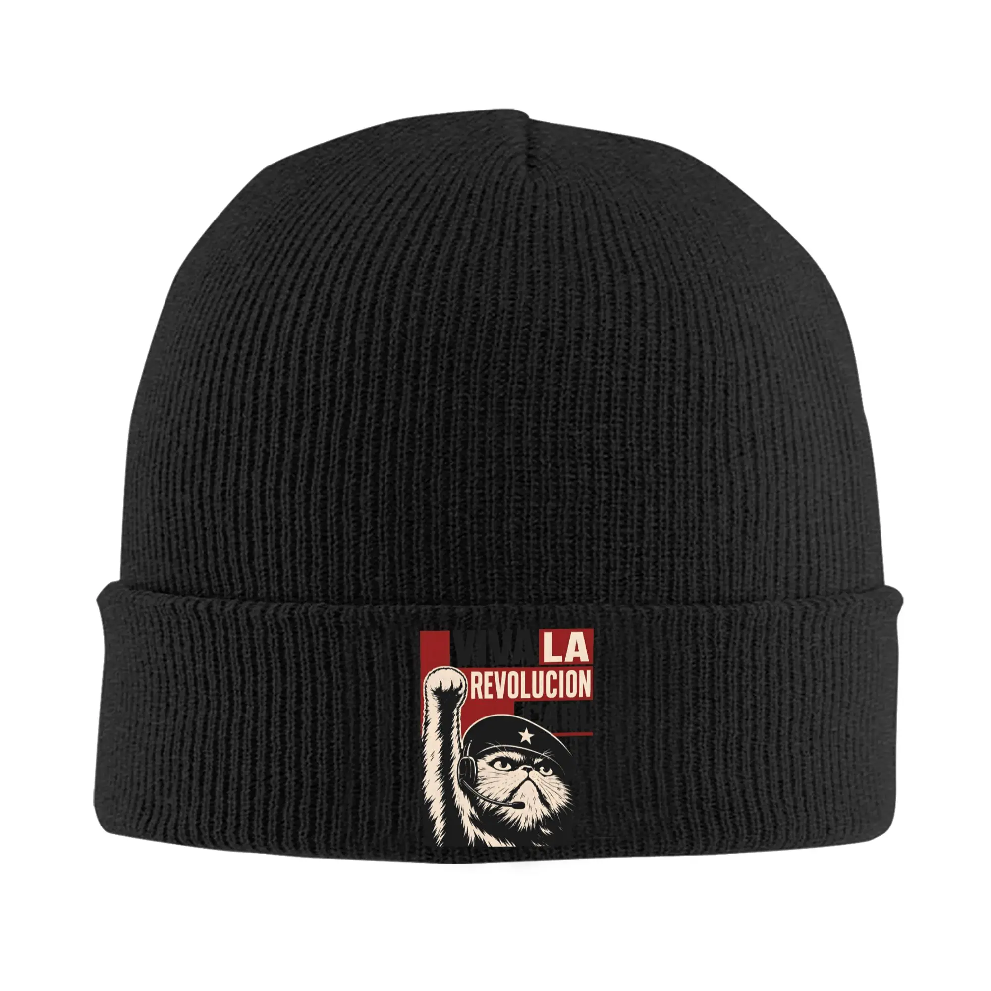 Dungeon Crawler Carl Viva La Revolucion Carl Adventure Beanie Hats  Bonnet Hats Female Male Y2K Cool Outdoor Sport Knit Hat
