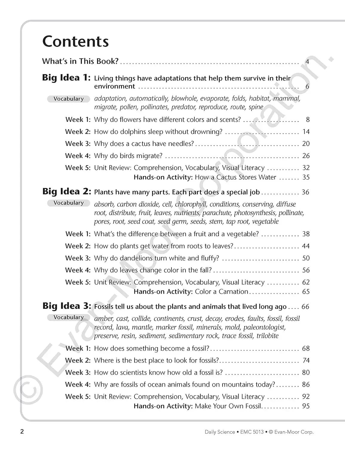 Evan-Moor Daily Science, Grade 3 TE Workbook,aged 7 8 9 10, English book 9781596734210