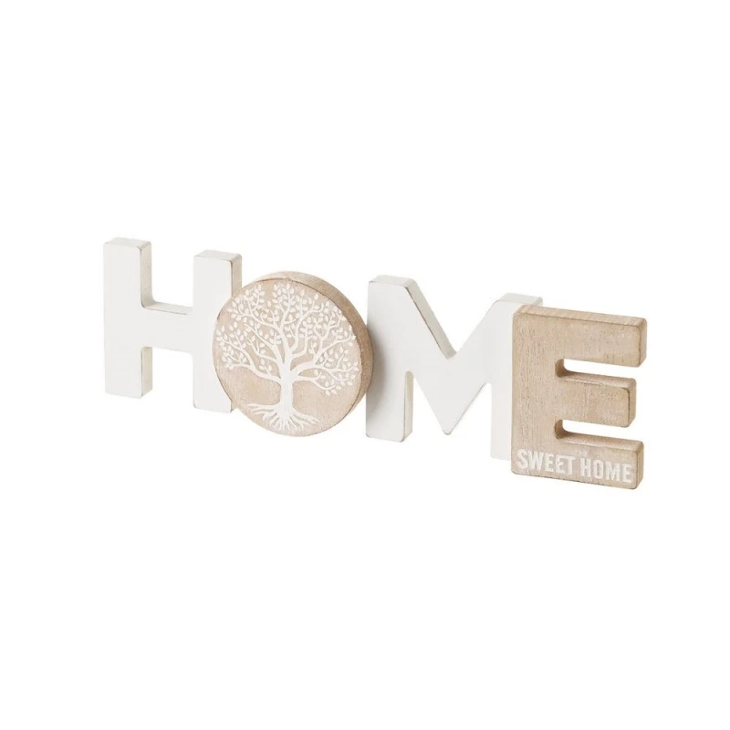 Decorative Accessories Letters Decoration Poster With Hangers Sweet Home Wood 30x8,5x1,2 cm (Home) HOME802980