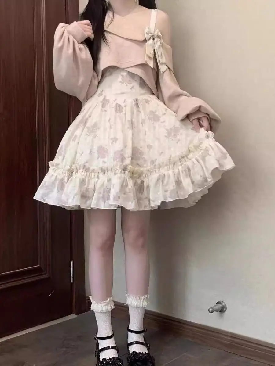 Ensemble deux pièces assorti, haut ort décontracté et moelleux Ter Dr automne hiver Faion pour petites figurines