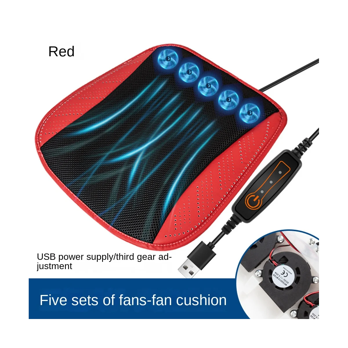 Car Cushion Multifunctional Cushion Cool Cushion Car Accessories Cool and Ventilated Breathable Heat Dissipation