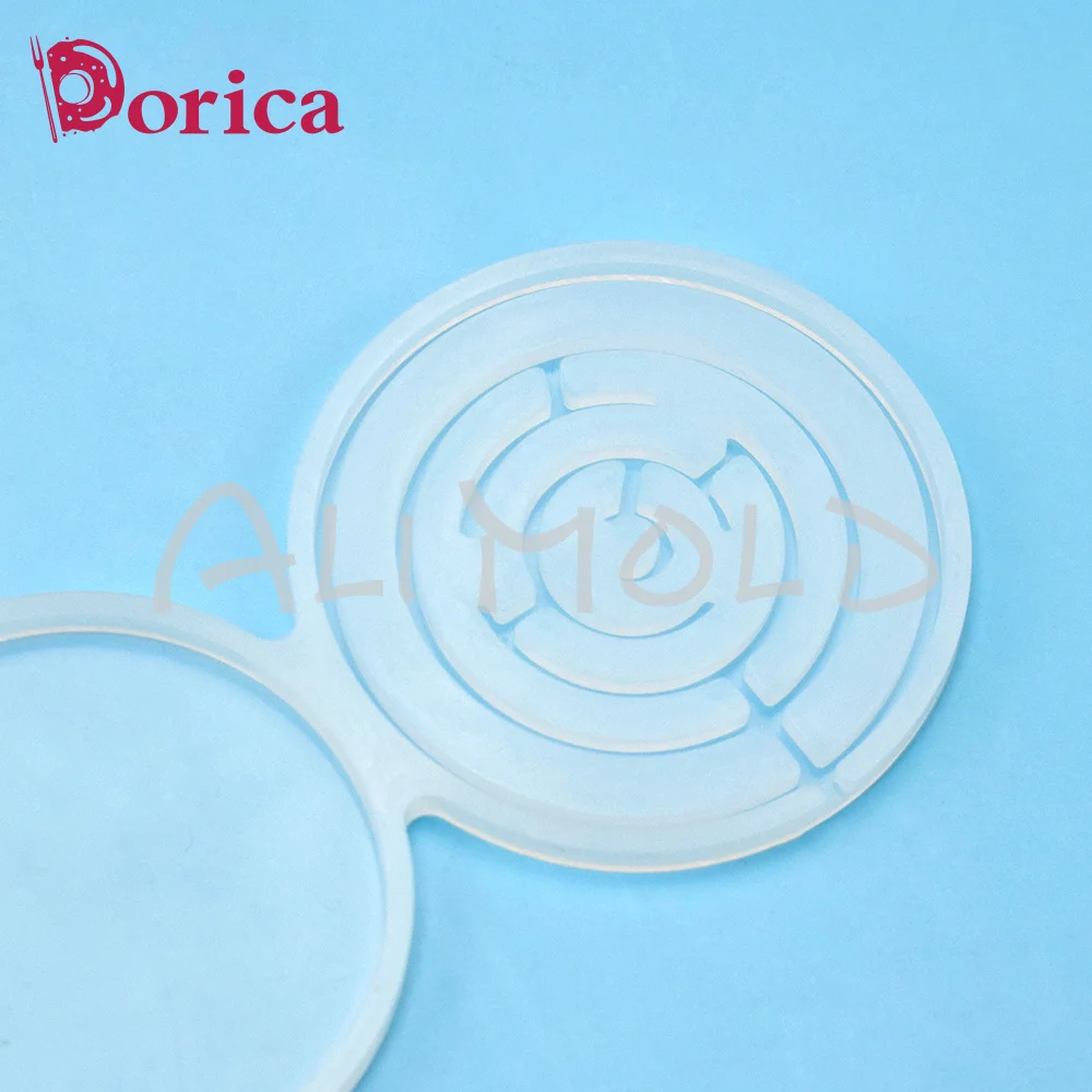 Dorica Maze Design Epoxy Mold Diy Cake Decorating Chocolate Cheese Silicone Lollipop Mould Kitchen Accessories Tools Candy Model