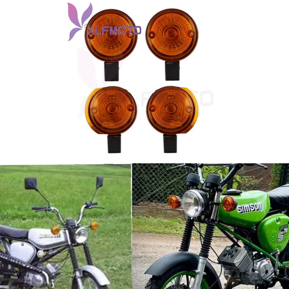 

For Simson S50 S51 S70 Front Indicator Lamp Rear Turn Signal Light Blinker Motorcycle Turn Signals Lamp Amber Light