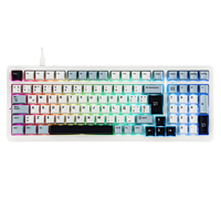 AULA F99 96% ISO-ES QWERTY Layout Hot-Swap Wired Mechanical Gaming Keyboard RGB Backlighting with Spanish-Specific Characters