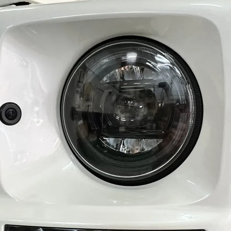 For Mercedes-Benz G-Class W463 G500, G63, G350, G65, G55 Modified With Geometric Headlights, Blackened Old Model Upgraded To New