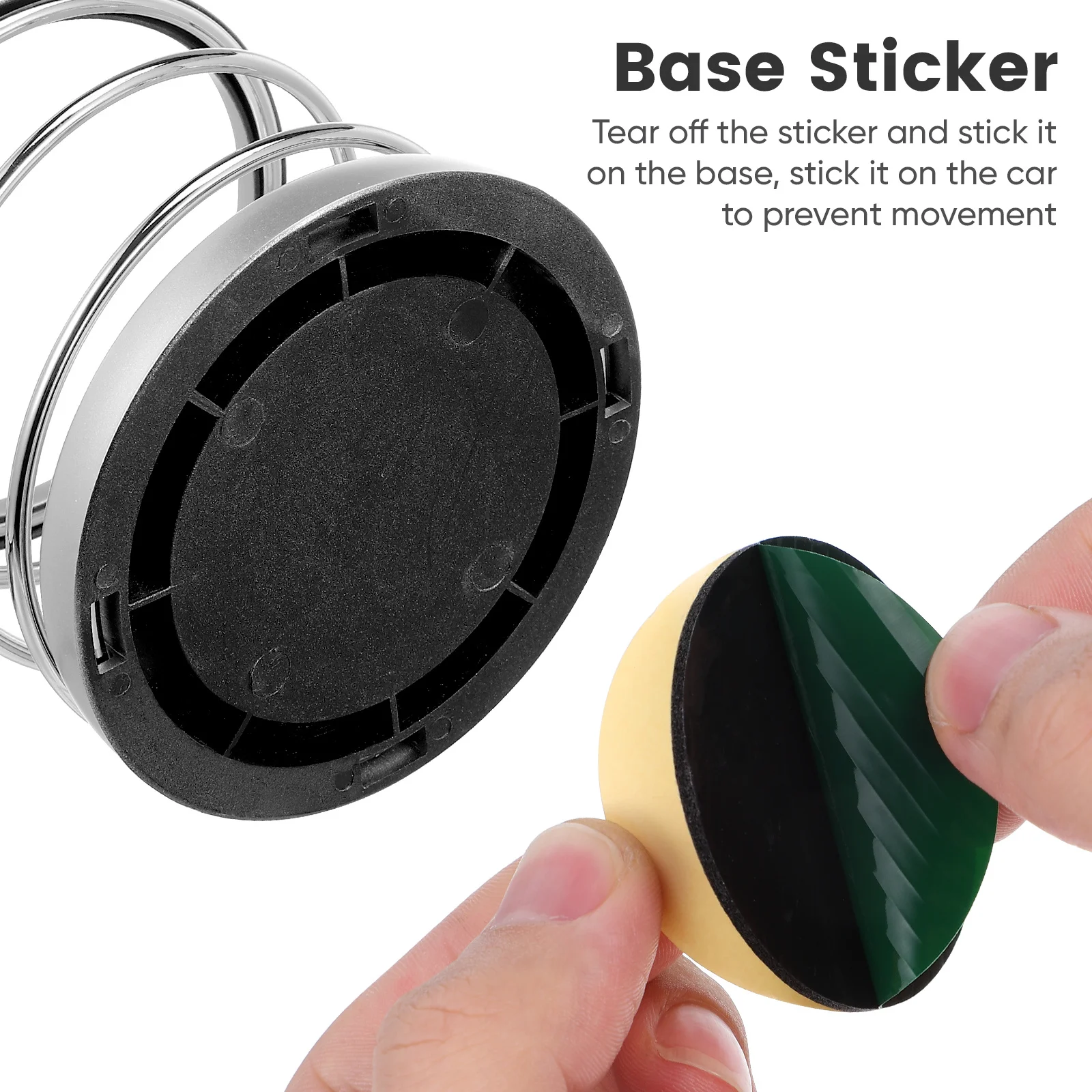 

Car Spring Wire Cup Holder Self-Adhesive Folding Drink Holder for Dashboard Universal Car Organizer Foldable Drink Holders