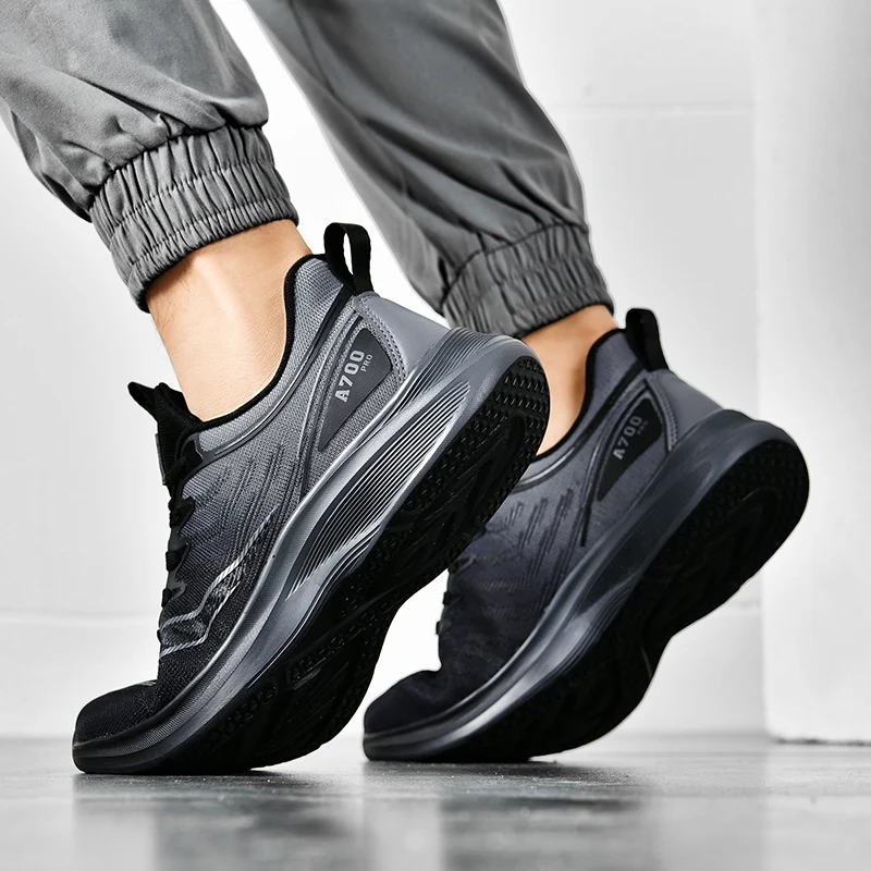 

Running Shoes Men Lightweight Mesh Breathable Anti-slip Casual Shoes Men Comfortable Soft Lace-up Sports Shoes Men