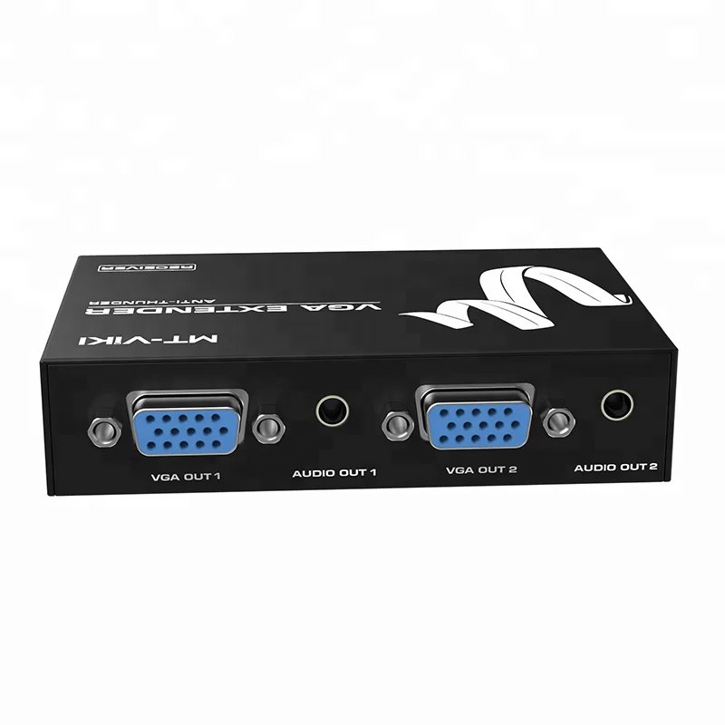 MT-100T 100m Audio and Video Rx Tx Rj45 Extender Vga Over Cat5E Lan Cable