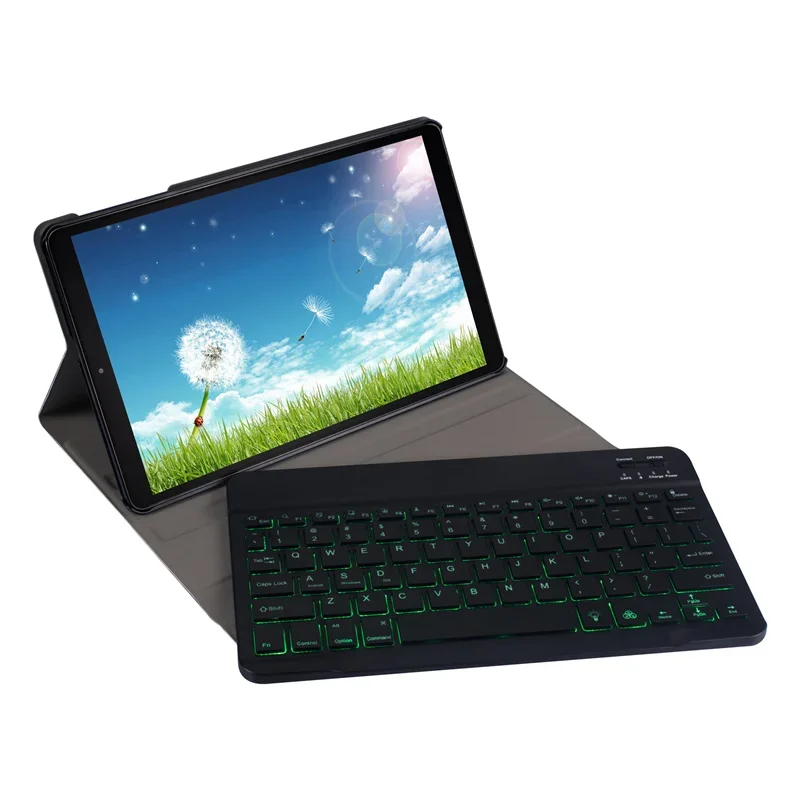 Imagem -04 - Capa de Teclado Retroiluminado para Lenovo Tab Capa para Tablet M10 hd tb X306f M10 hd 2nd Gen 10.1 Tb-x306x