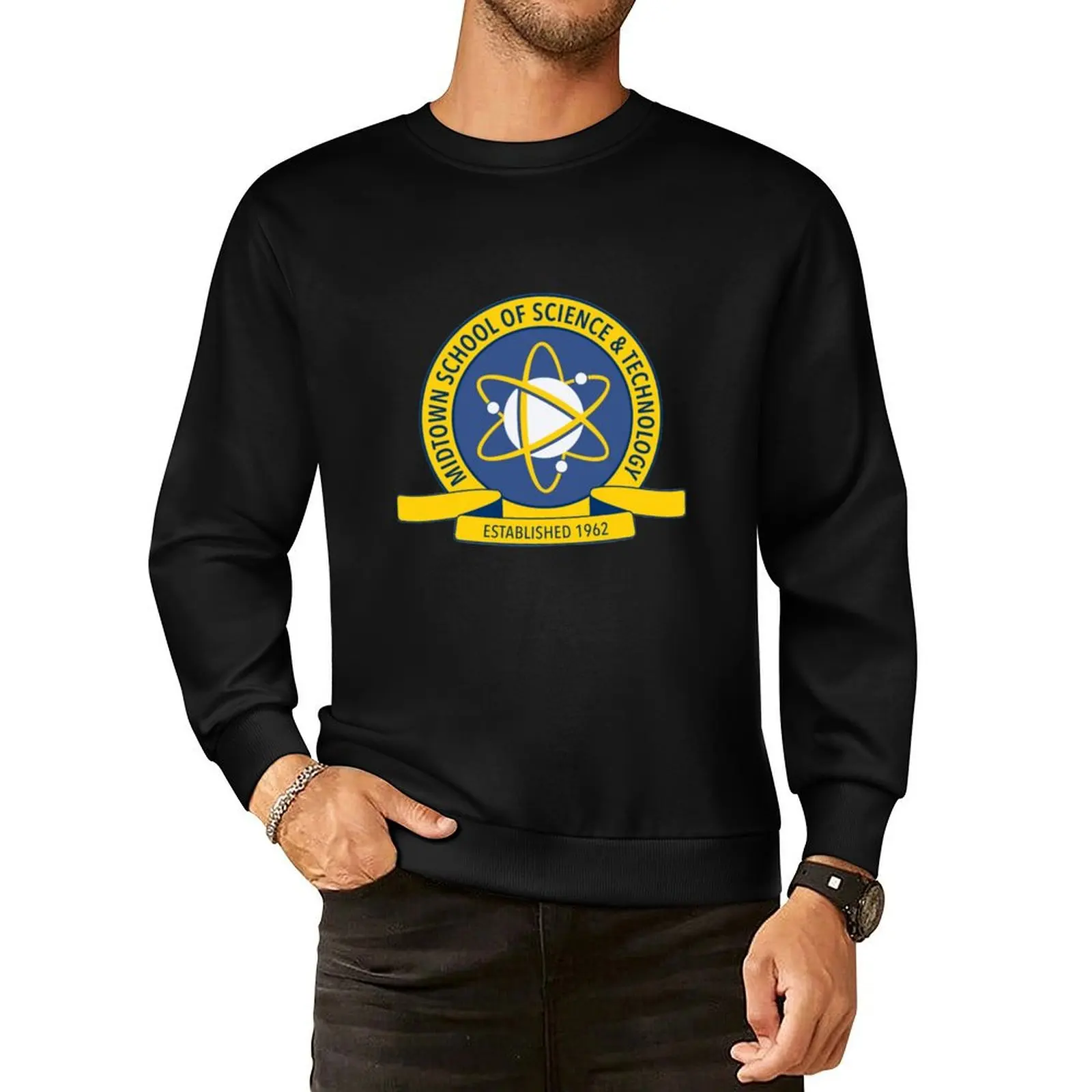 

Midtown school of science and technology Pullover Hoodie fashion men autumn clothes autumn new products sweatshirt for men