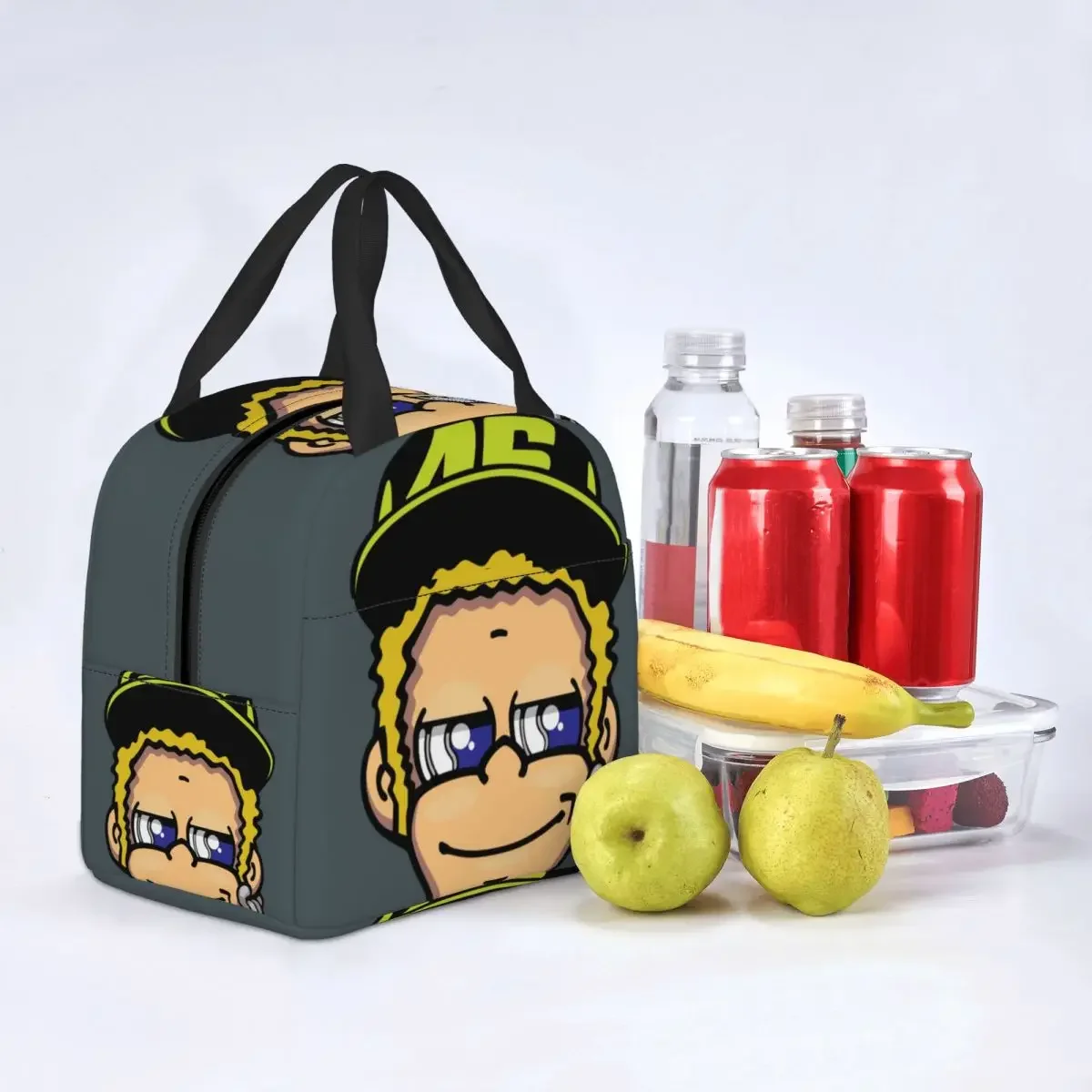 Rossi Thermal Insulated Lunch Bag Insulated bento bag Lunch Container Food Storage Bags Leakproof Lunch Box Tote College Pupil