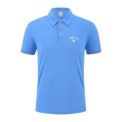 Men's Polo Shirt, Summer Simple and Versatile Street Clothing, Business Casual Breathable Lapel Short Sleeved Top, 20 Colors