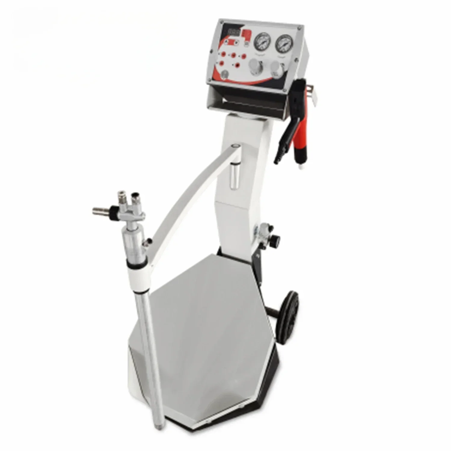 3 Box Feed Vibrating Quick Change Color Powder Spray With Vibrator