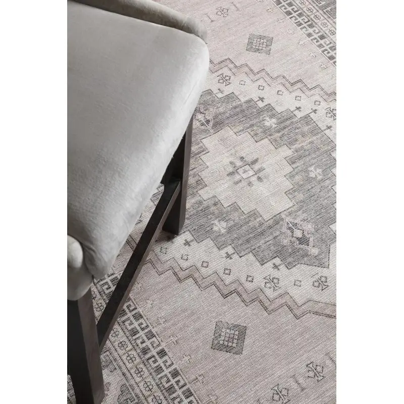 سجادة منطقة قابلة للغسل من مزيج القطن الطبيعي باللون الأحمر الخدود والذهبي والأسود والفحم والبيج #4