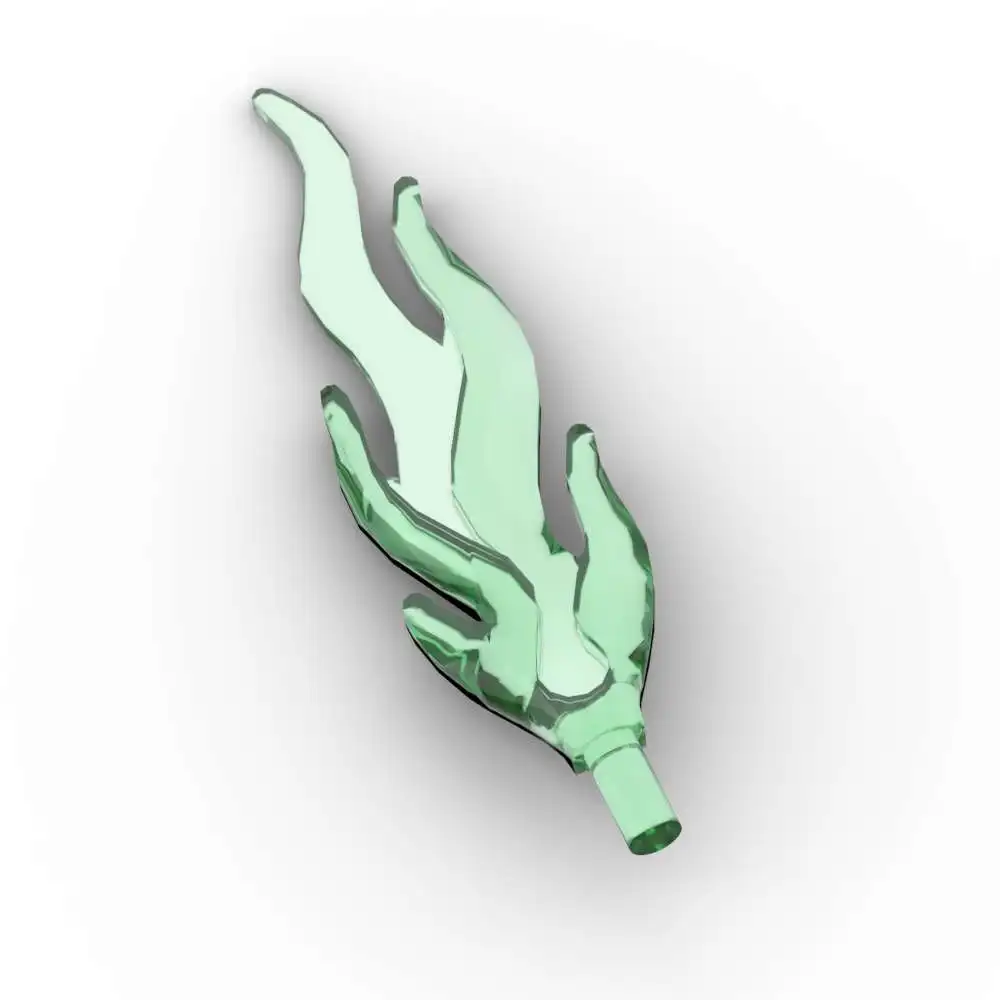 

MOC 10 шт. часть кирпича 85959 волнистые закругленные строительные блоки прямые большие стержнем частицы пламени головоломки игрушки подарки на день рождения для детей