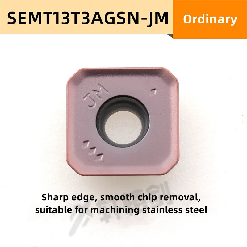 10 قطعة SEMT13T3AGSN-JM XM9030 XMH25 كربيد إدراج تحول أداة قاطعة المطحنة أداة قطع CNC الشق قطع تحول أداة