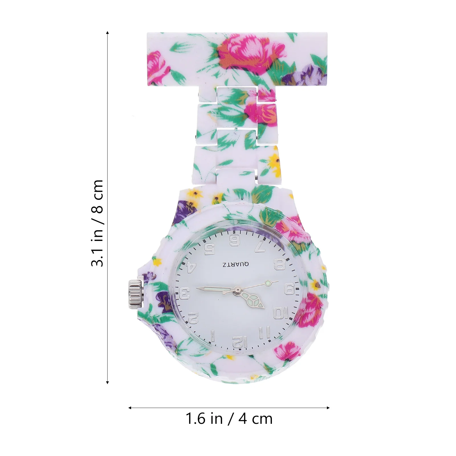 Watches Nurse Table Elderly Pocket Simple Alloy 8X4CM Durable Lavender Modern For Children Graceful