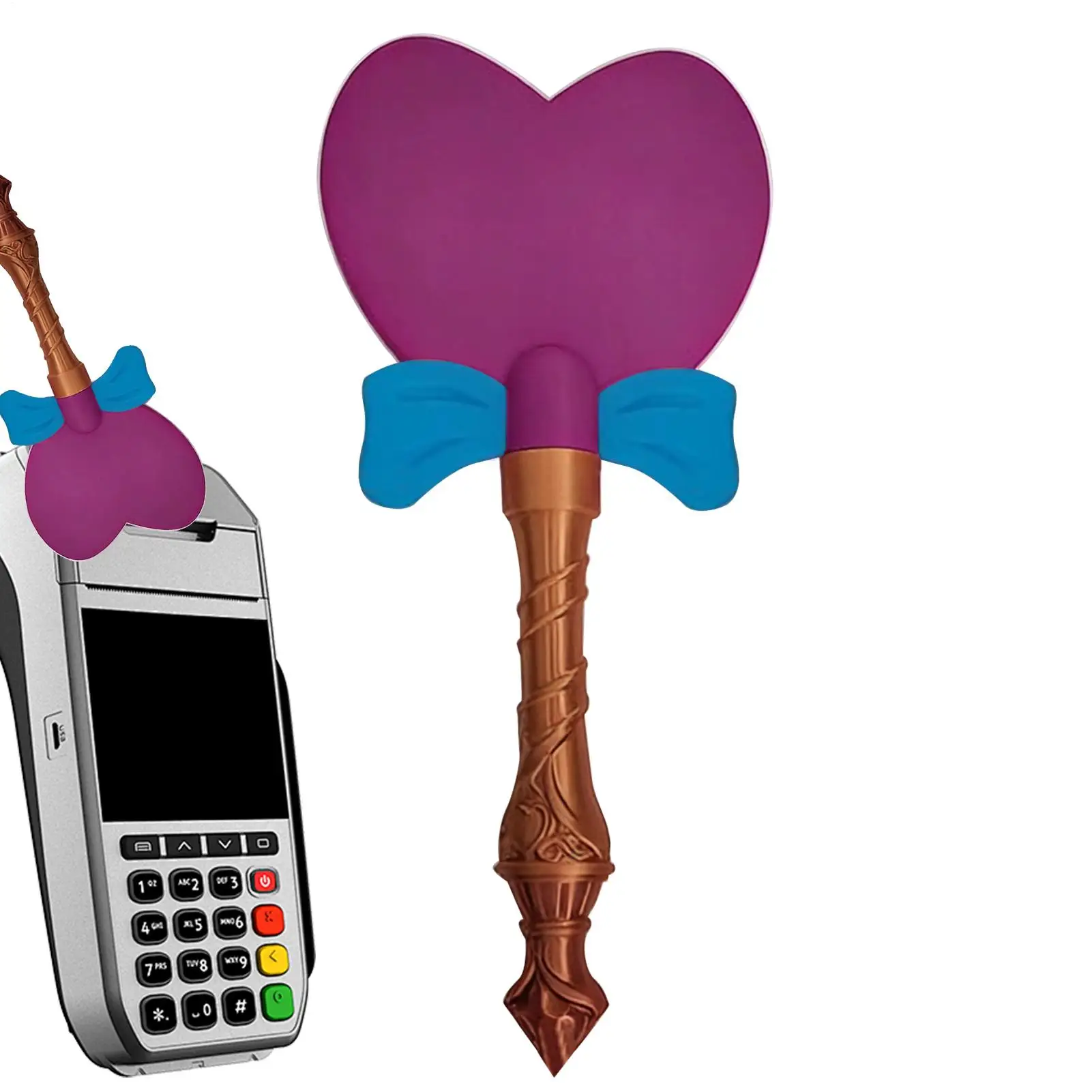 

Credit Card Holder Wand Star Shape Sleeve 3D Printing Credit Card Holder Stick For Men Kids Friend Family Shopping Travel