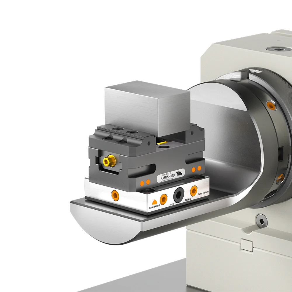 KS-LF250 Four Axis L-Plate For Self Centering Vise 5axis Index Rotary Table L-Board CNC Machining Center Tools Kamishiro