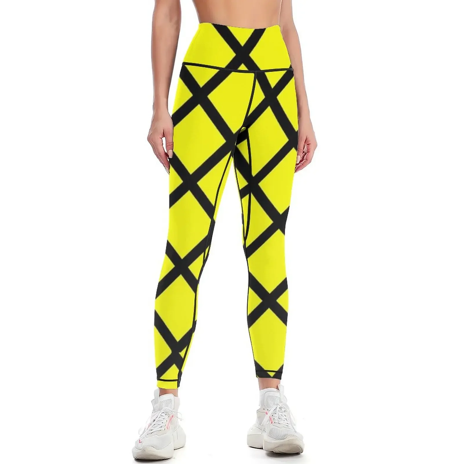 

Twelfth Night Malvolio Yellow Cross-Garters Leggings jogging pants gym clothing Women's tights Womens Leggings