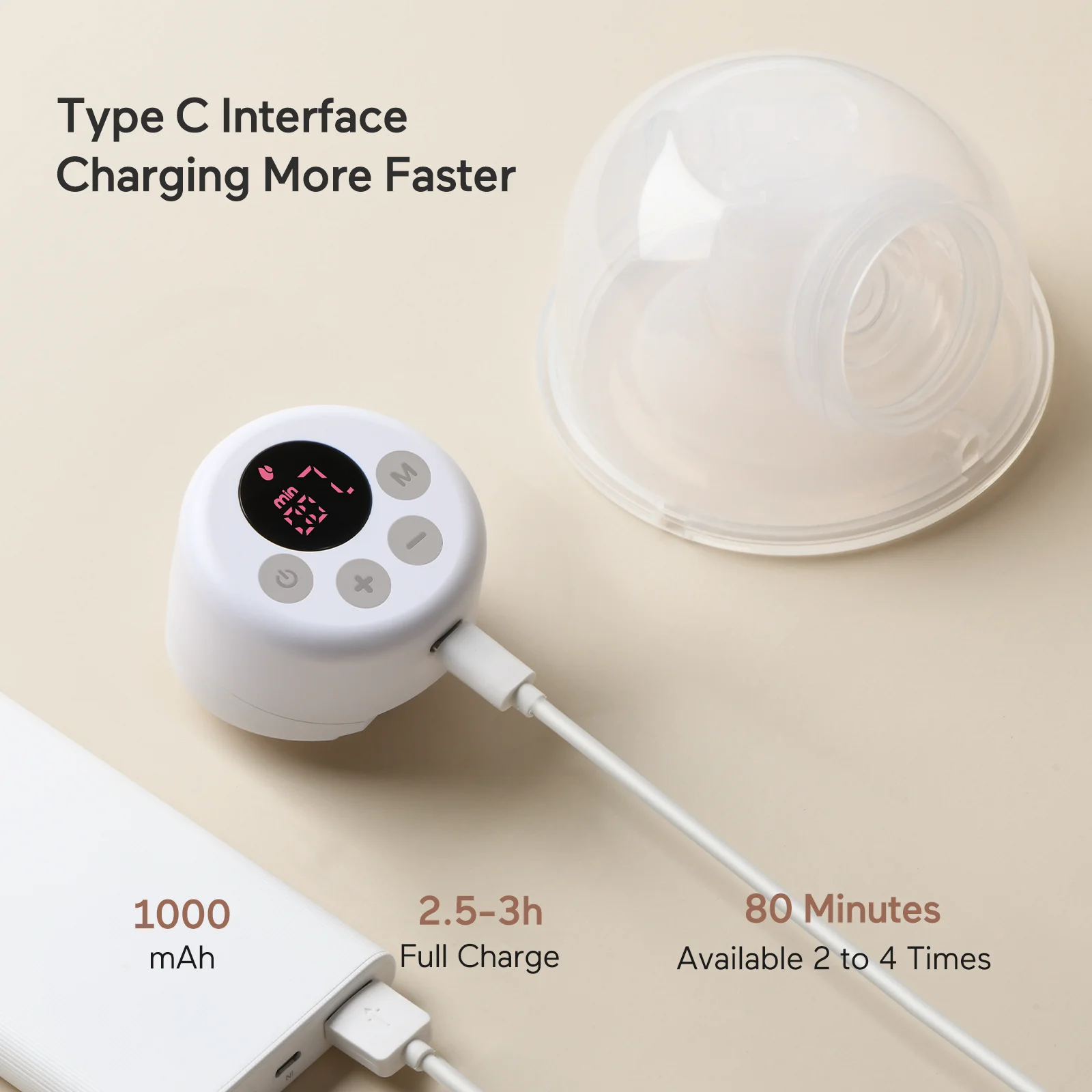 S12 hands free silicone portable wearable electric breast pump