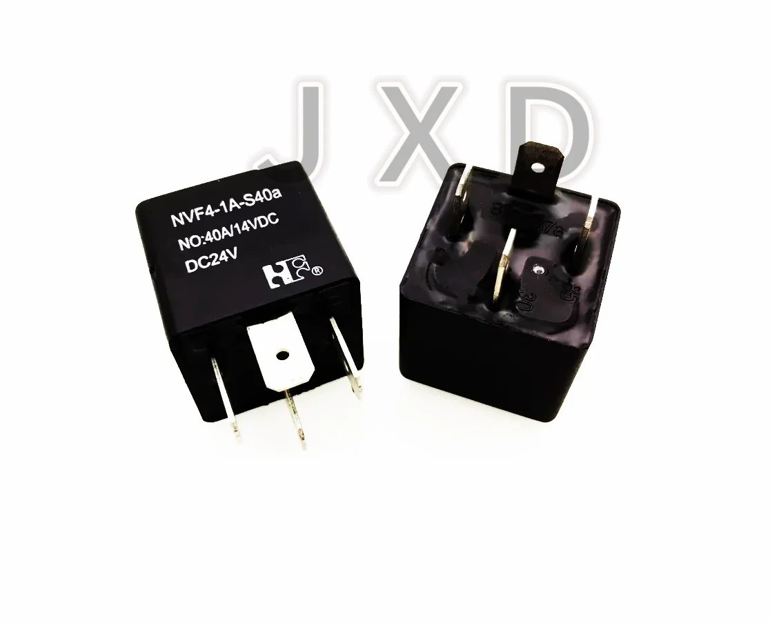 

HOT NEW 24V AUTO NVF4-1A-S40a NVF4 1A S40a NVF41AS40a 24VDC DC24V 24V 40A relay 4PIN