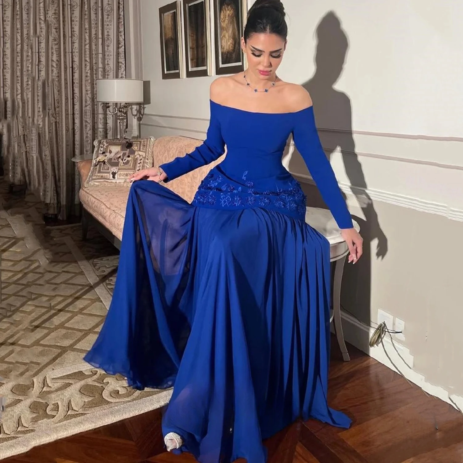 

Evening Prom Party Dress Women Elegant Luxury Woman Evening Dress Ladies Long Prom Dresses 2025 Ball Gown Robe Soiree Customized