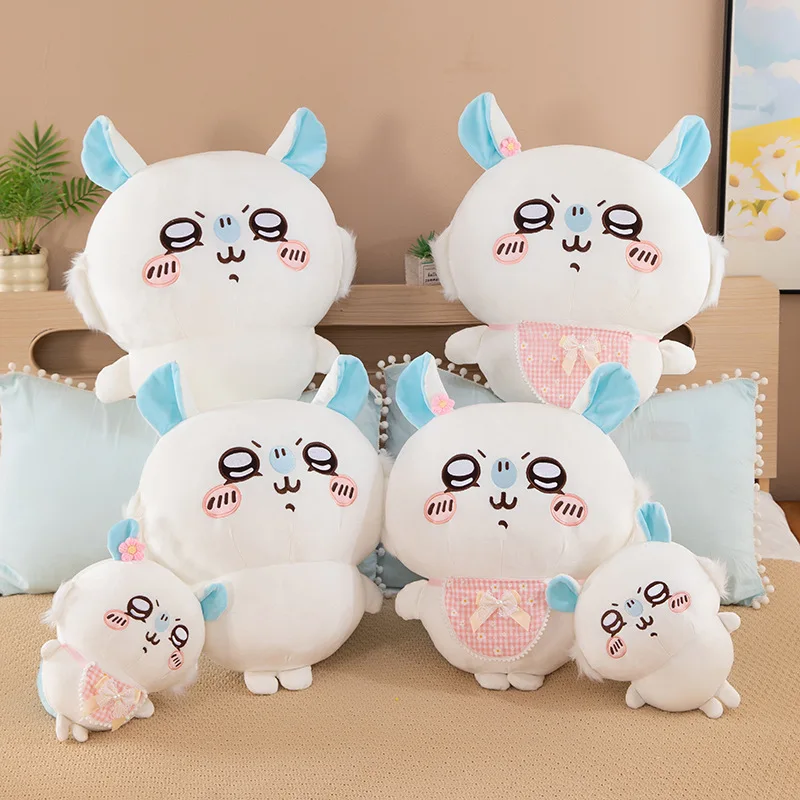 60cm Chiikawa Animated New Bib Doll Flying Squirrel Momoka Plush Toy Cute Flying Squirrel Large Plush Doll Girl Pillow Gift