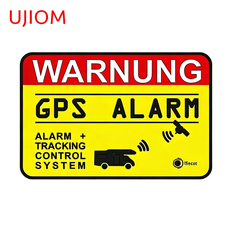 UJIOM Hot Selling Attractive Warning Sticker Fashionable Personality Decal Occlusion Scratch Suitable For Windows Decoration