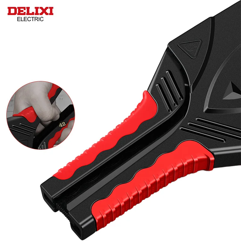 DELIXI ELECTRIC Pipe Cutter,Pipe Scissors SK5 Material Ratchet Cutter PVC/PU/PP/PE Hose Cutting Hand Tool,for Plumber,Homeowners