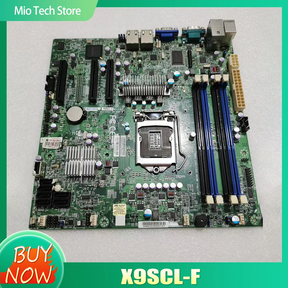 X9SCL-F for Supermicro Server Motherboard DDR3 SATA 2.0 PCI-E 3.0 LGA1155 Xeon E3-1200 V1 V2 Series