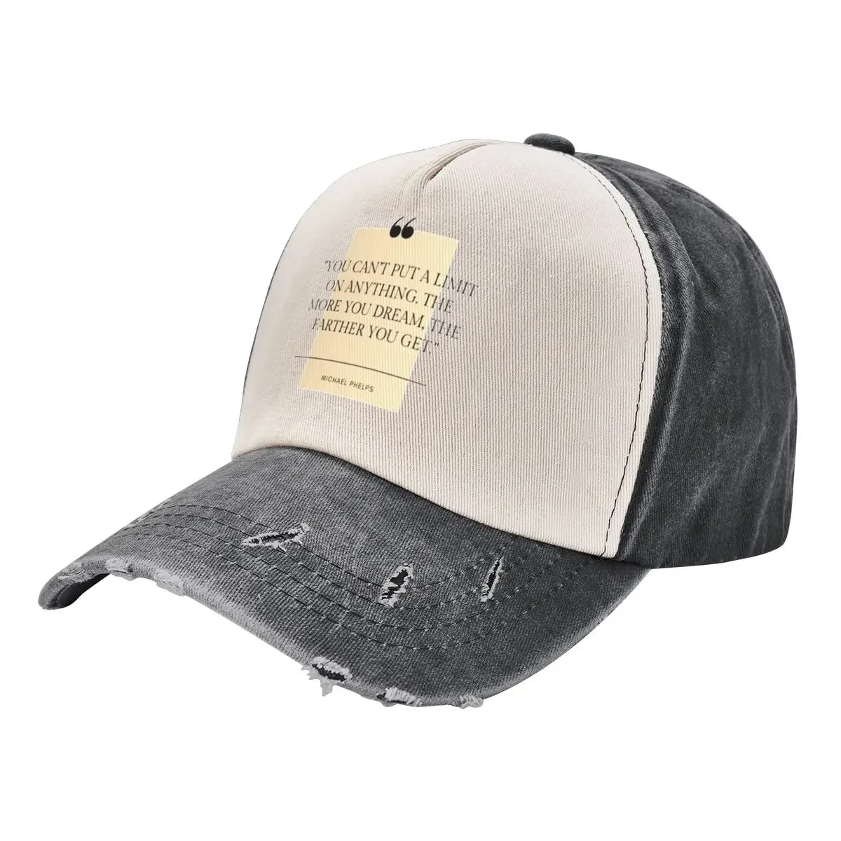 

Michael Phelps Quote Baseball Cap Horse Hat Military Tactical Cap hats for men custom caps For Girls Men's