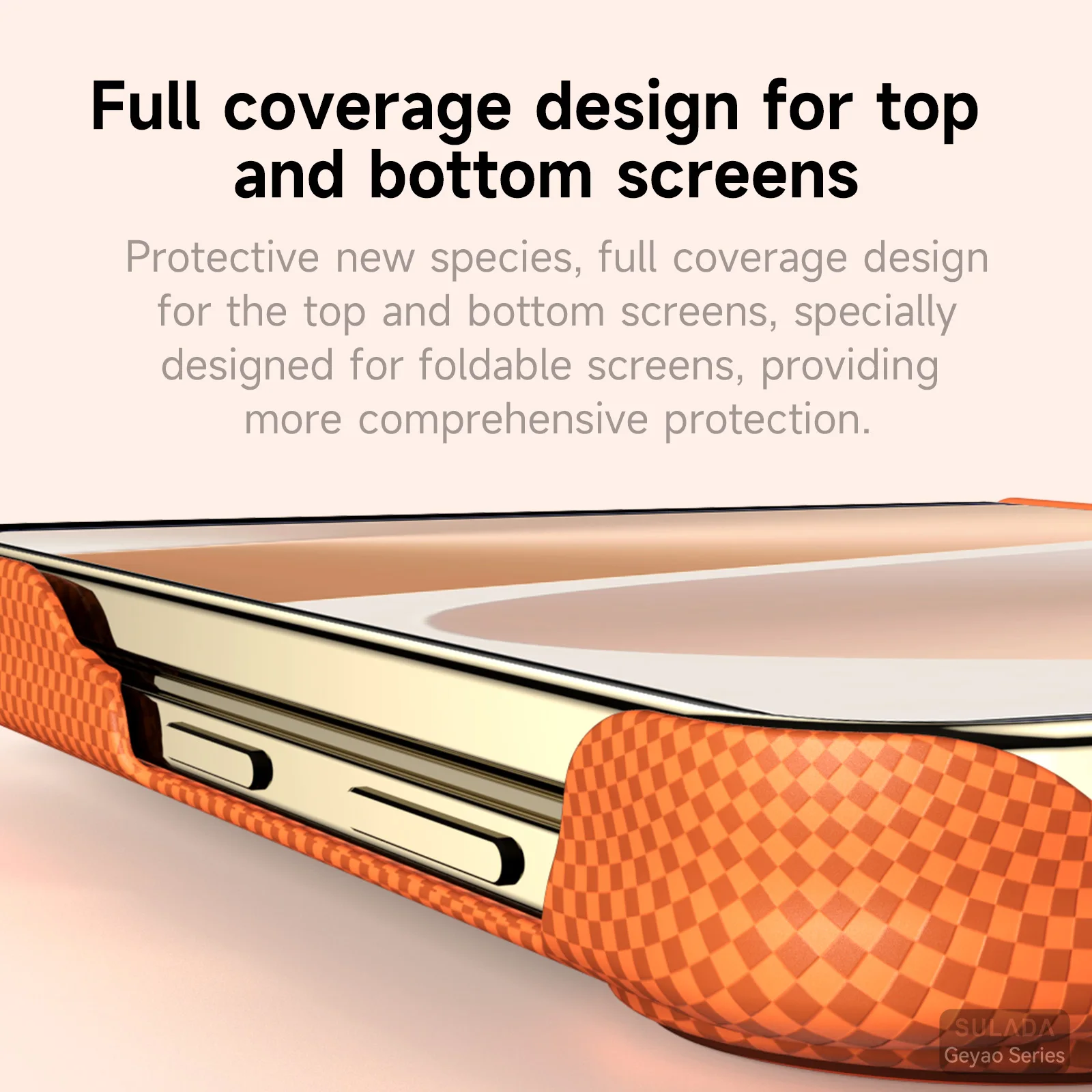 Wysokiej jakości tekstura włókna węglowego do etui Magsafe dla Samsunga Z Fold 8, szerokie, smukłe, z pełną ochroną zawiasu, odporne na upadki. — zdjęcie produktu 4