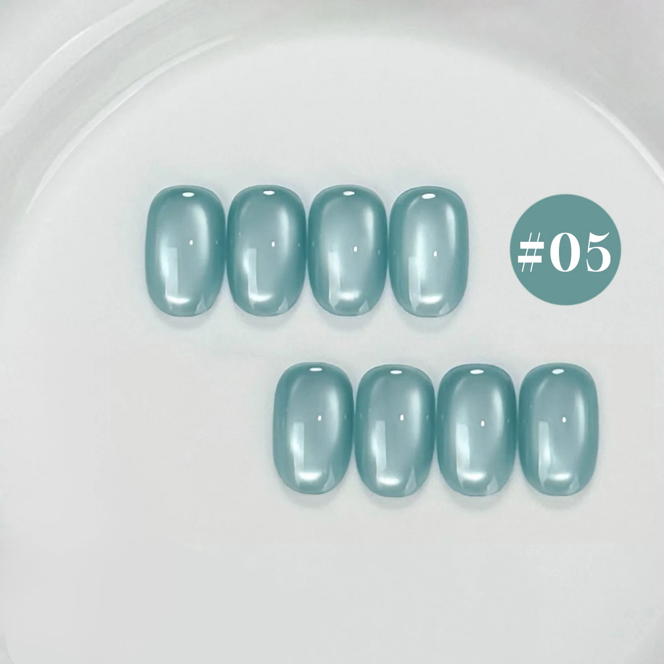 1 قطعة WS هالوين الأظافر الصيف الخريف الأظافر الجليد شفافة الأزرق العميق الزجاج حبة القط العين هلام طلاء الأظافر 2025 فلاش شعبية هلام