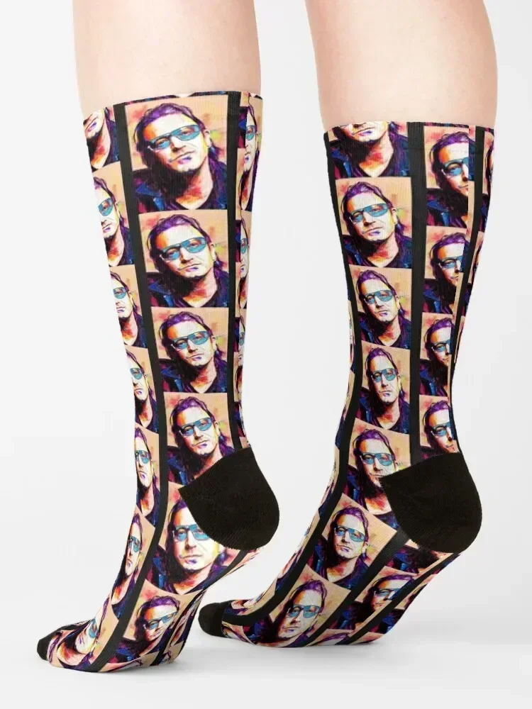 Bono U2 Socks loose cute Children's Stockings man Socks Woman Men's
