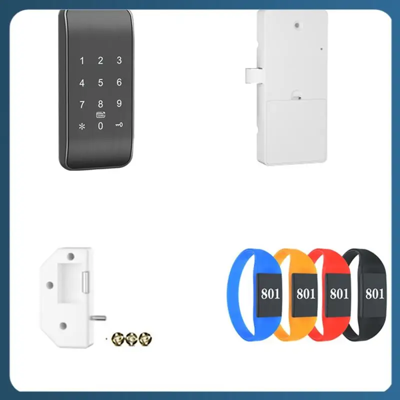 

Y22A-Электронный замок с паролем, замок для шкафа, ящик для сауны, беспроводной контроль доступа, шкаф для хранения в тренажерном зале, приложение TTLOCK, обычное приложение-Blac