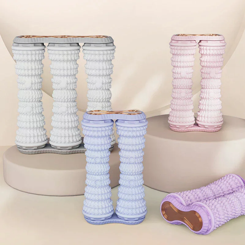 

Foot Massager Massage Roller Yoga Massage Ball Plantar Fascia Roller Muscle Relaxation Care Plastic Manual Foot Massager Rollers
