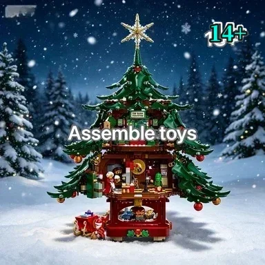 

Bandai Bricks Construction Toy Classic Style Innovative 41843 Family Tree Home Decoration Gift compatible with LEGO bricks