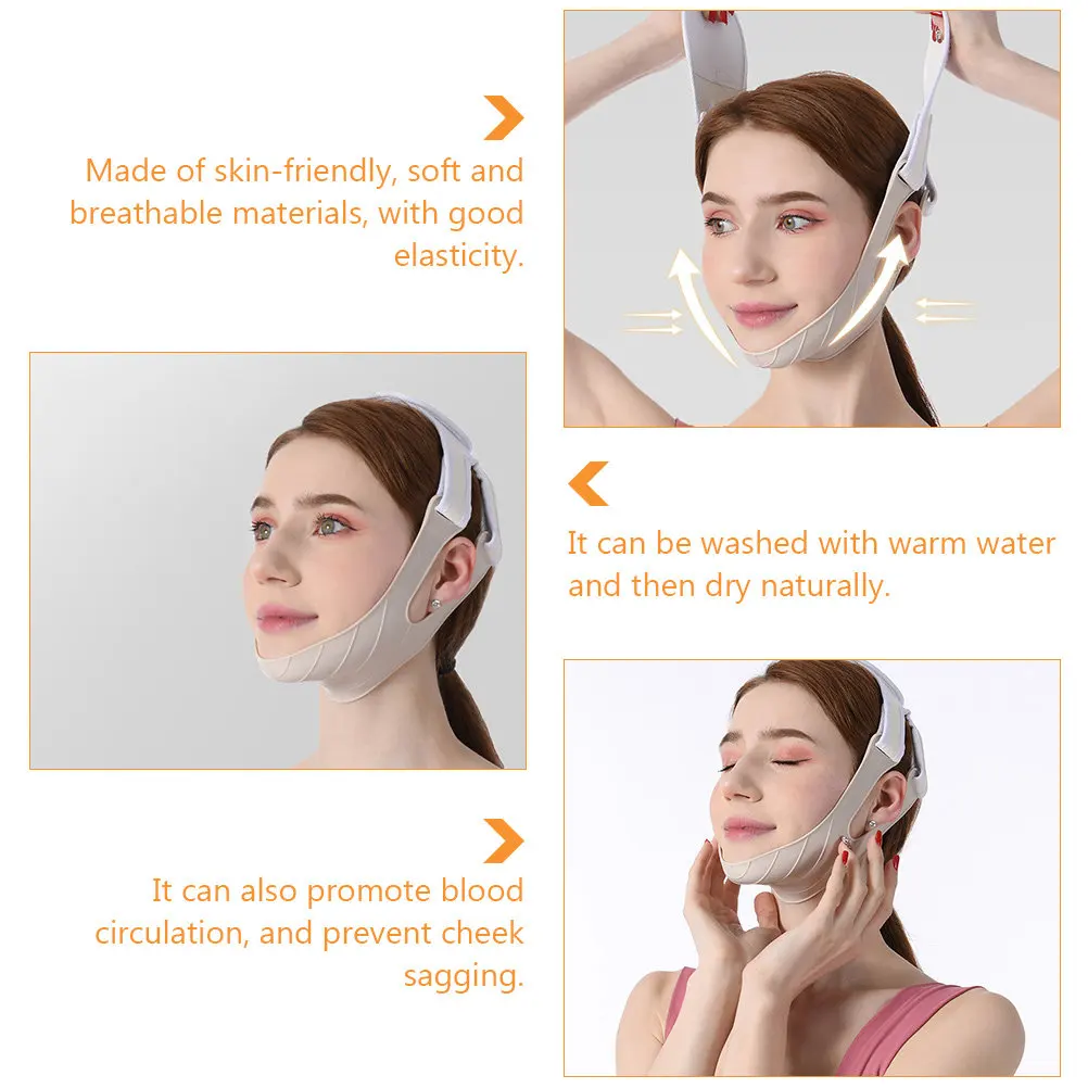 1Pcs Women Strap Facial Beauty Supply Elastic Skin-Friendly Chin Lift Belt for Face Shaping