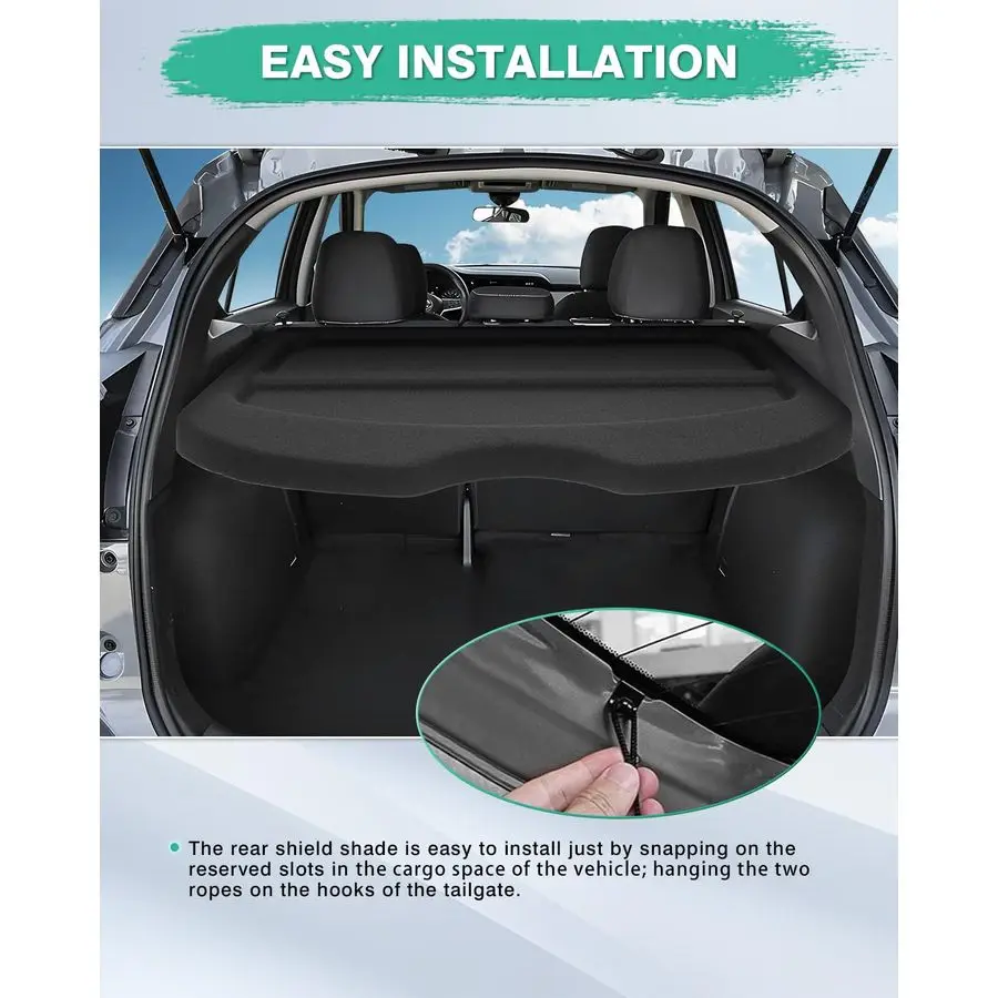 2018-2024年式 日産 キックス用 カーゴカバー トランクカバー カーゴカバーボード トランクセキュリティシールド シェード 2018-2024年式 キックス アクセサリー