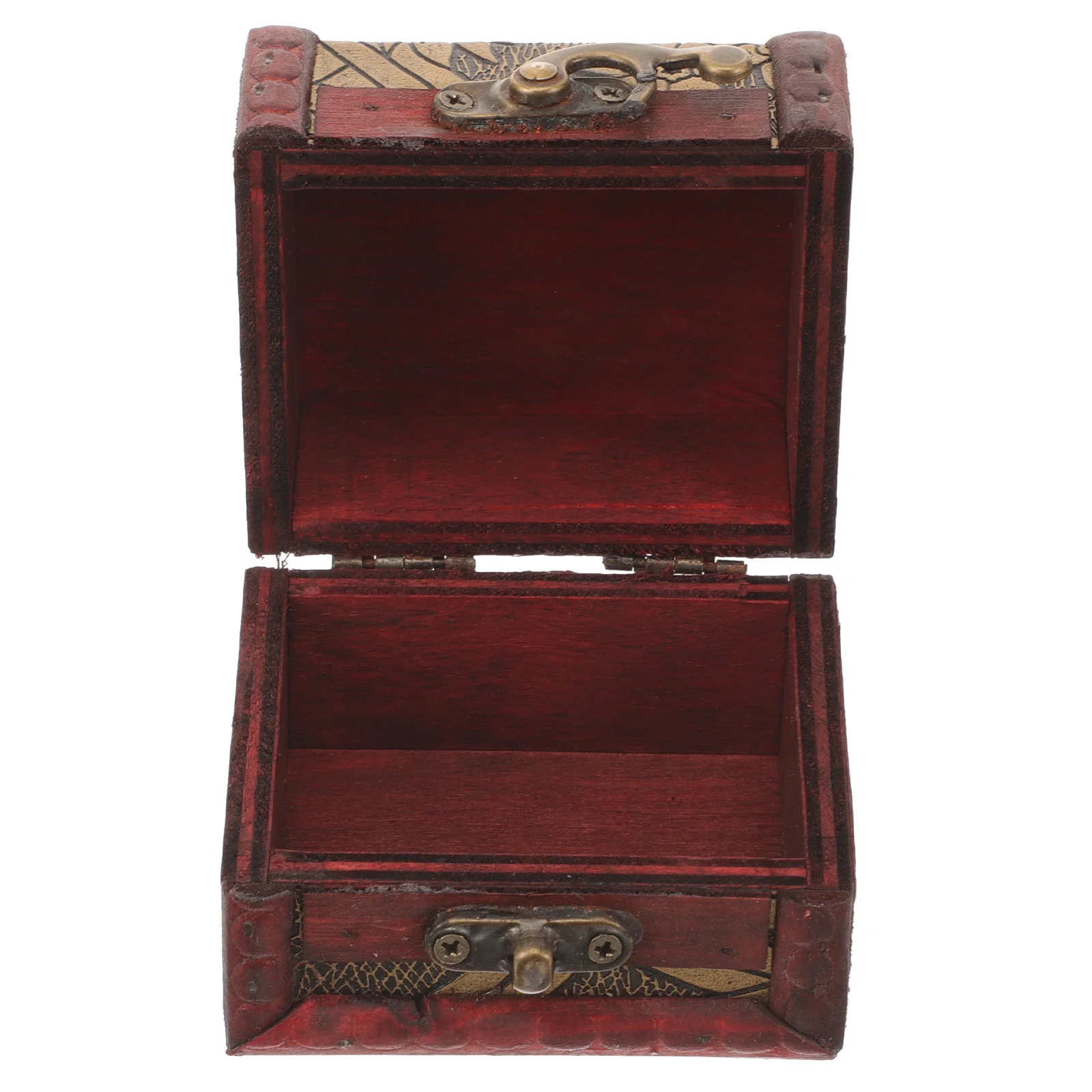 

Compact Vintage Jewelry Storage Box Small Portable Trinket Chest Lightweight Jewelry Organizer Vintage Chest Box